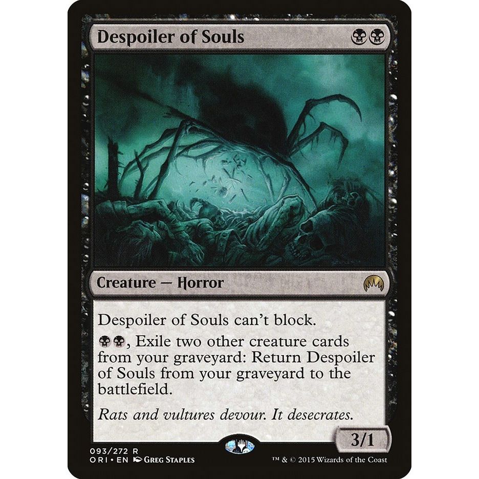Image for Despoiler of Souls (93) (ORI) - Magic: The Gathering