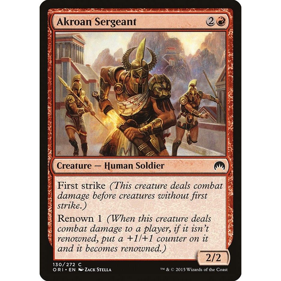 Image for Akroan Sergeant (130) (ORI) - Magic: The Gathering
