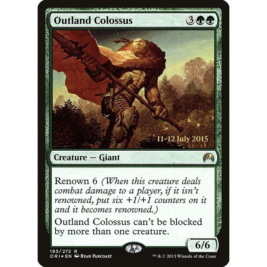 Image for Outland Colossus (193) (PRE) - Magic: The Gathering