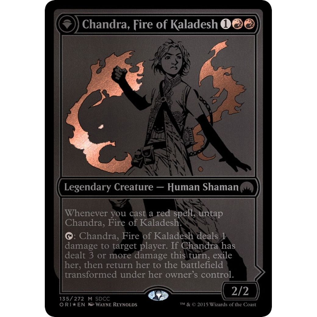 Image for Chandra, Fire of Kaladesh (SDCC 2015 Exclusive) (135) (MEDIA) - Magic: The Gathering