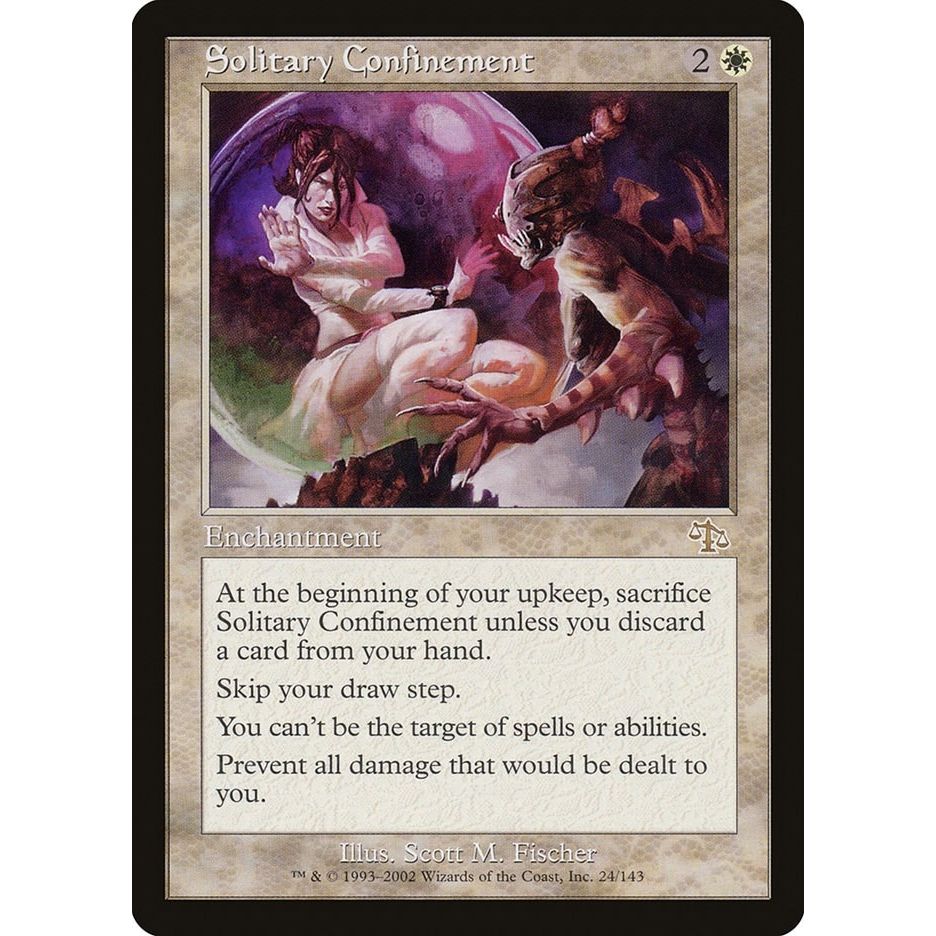 Image for Solitary Confinement (24) (JUD) - Magic: The Gathering