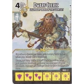 Image for Dwarf Cleric - Legendary Order of the Gauntlet (3) - Dice Masters