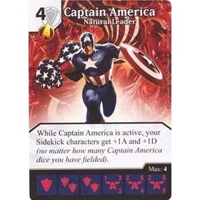 Image for Captain America - Natural Leader (5) - Dice Masters