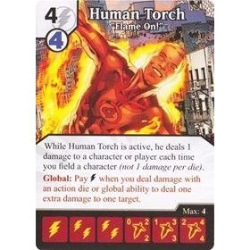 Image for Human Torch - "Flame On!" (10) - Dice Masters