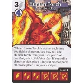 Image for Human Torch - Matchstick (11) - Dice Masters