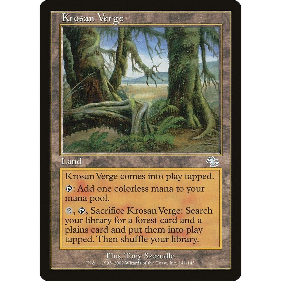 Image for Krosan Verge (141) (JUD) - Magic: The Gathering