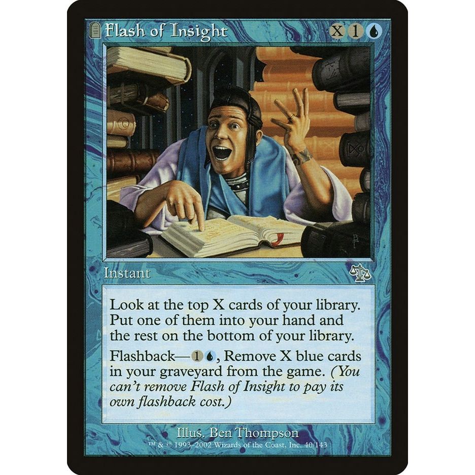 Image for Flash of Insight (40) (JUD) - Magic: The Gathering