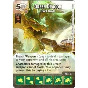Image for Green Dragon - Lesser Dragon (35) - Dice Masters
