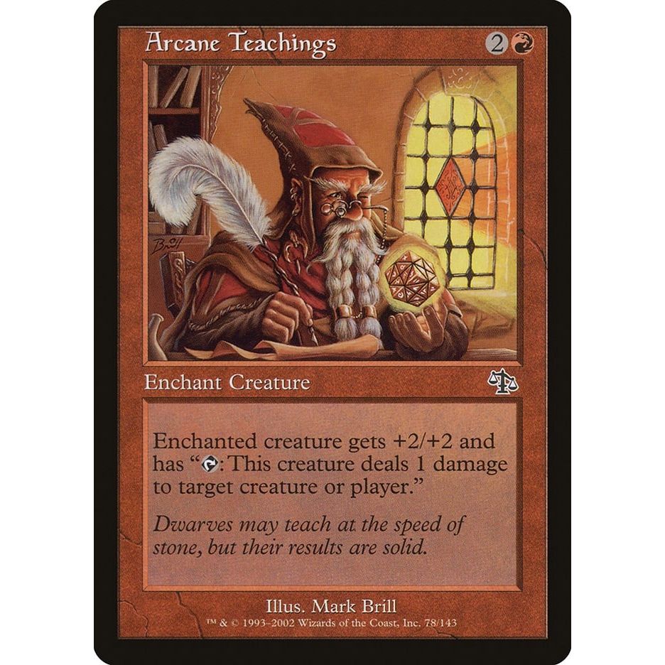 Image for Arcane Teachings (78) (JUD) - Magic: The Gathering