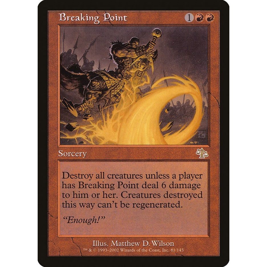 Image for Breaking Point (81) (JUD) - Magic: The Gathering