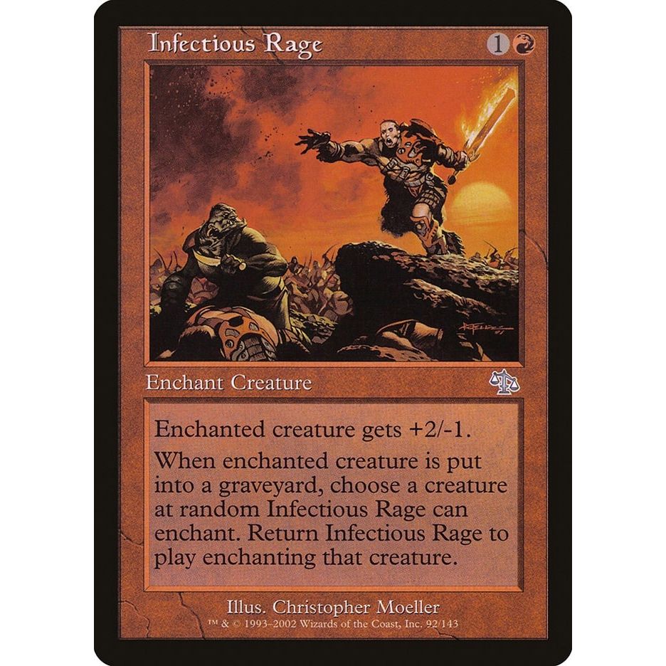 Image for Infectious Rage (92) (JUD) - Magic: The Gathering