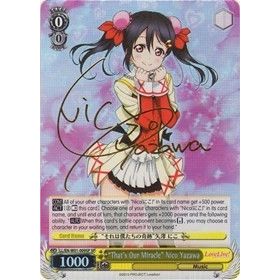 Image for "That's Our Miracle" Nico Yazawa (SP) (LL/EN-W01-009SP SP) (LL/EN-W01) - Weiss Schwarz