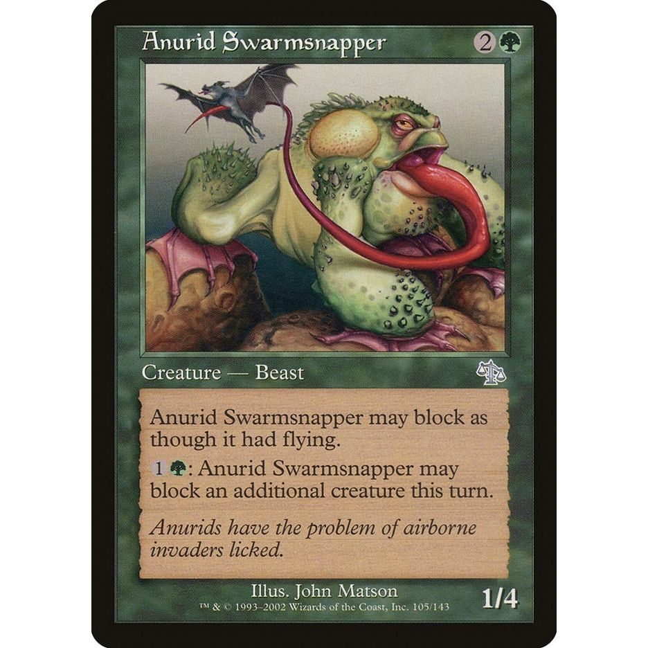 Image for Anurid Swarmsnapper (105) (JUD) - Magic: The Gathering