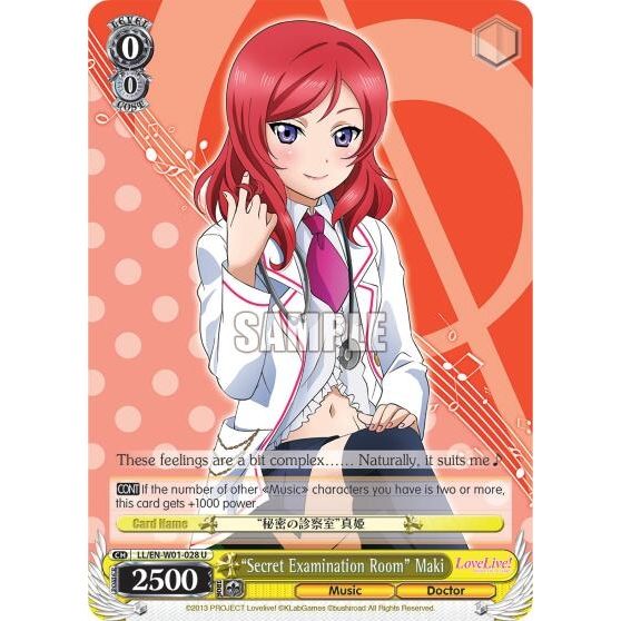 Image for "Secret Examination Room" Maki (LL/EN-W01-028 U) (LL/EN-W01) - Weiss Schwarz
