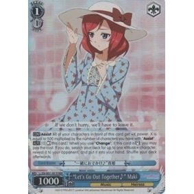 Image for "Let's Go Out Together~" Maki (RRR) (LL/EN-W01-091R RRR) (LL/EN-W01) - Weiss Schwarz