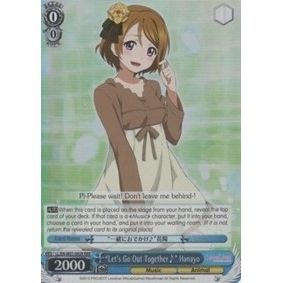 Image for "Let's Go Out Together~" Hanayo (RRR) (LL/EN-W01-092R RRR) (LL/EN-W01) - Weiss Schwarz