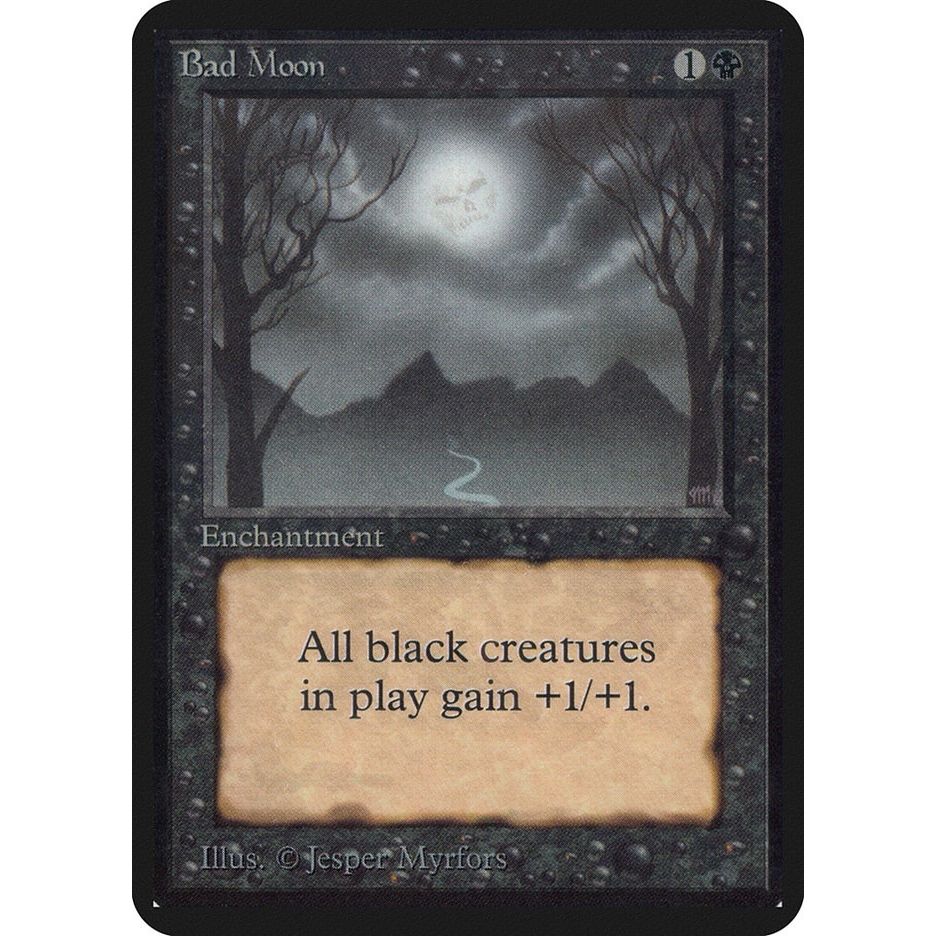 Image for Bad Moon (LEA) - Magic: The Gathering