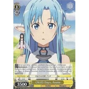 Image for "ALO" Days, Asuna (SAO/SE23-E03 C) (SAO/SE23) - Weiss Schwarz