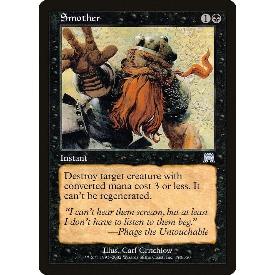Image for Smother (170) (ONS) - Magic: The Gathering
