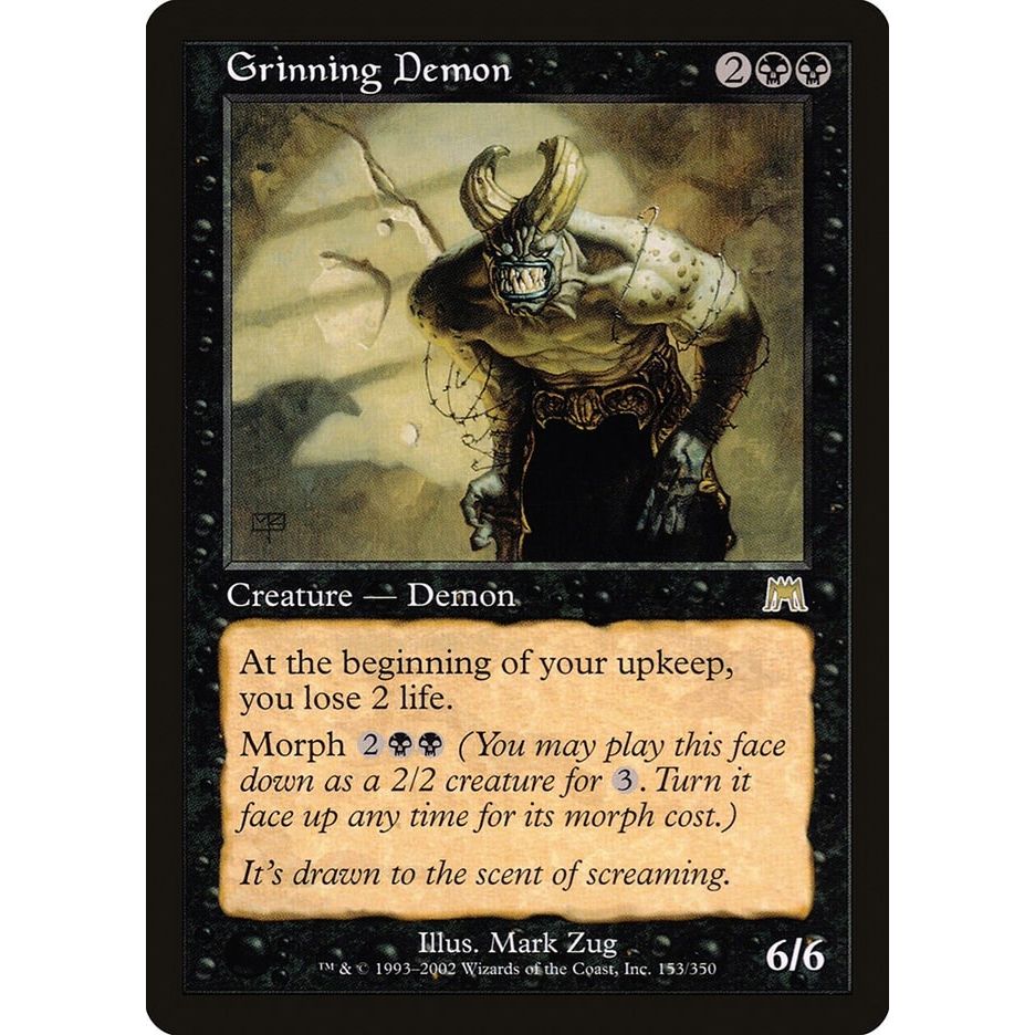 Image for Grinning Demon (153) (ONS) - Magic: The Gathering