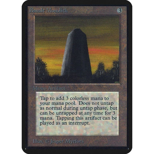 Image for Basalt Monolith (LEA) - Magic: The Gathering