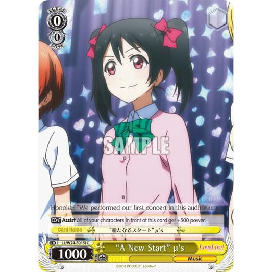 Image for "A New Start" u's (I) (LL/W24-E015i C) (LL/W24) - Weiss Schwarz