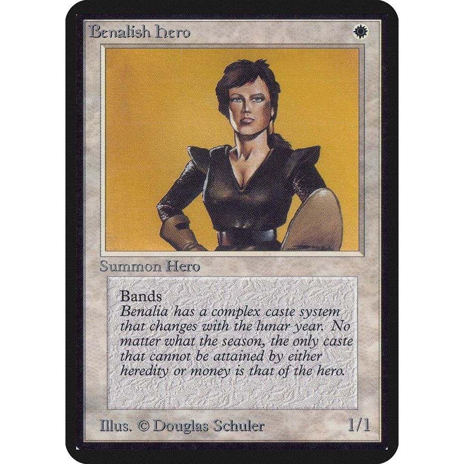Image for Benalish Hero (LEA) - Magic: The Gathering