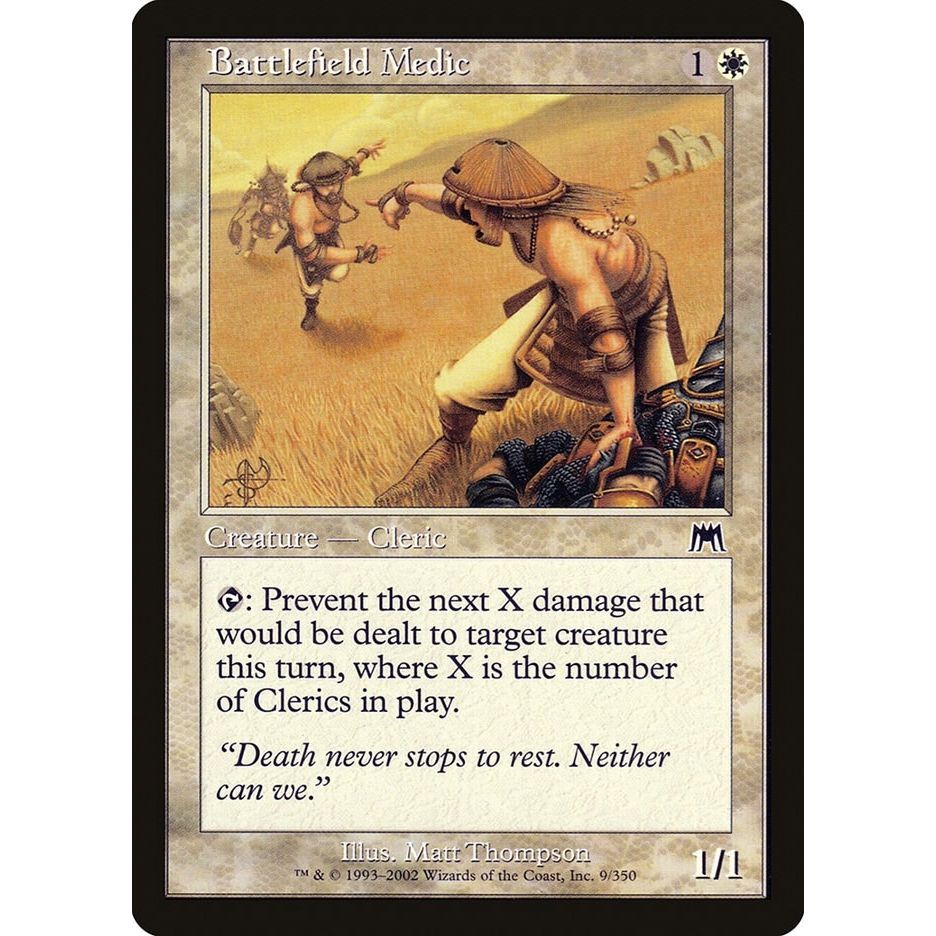Image for Battlefield Medic (9) (ONS) - Magic: The Gathering