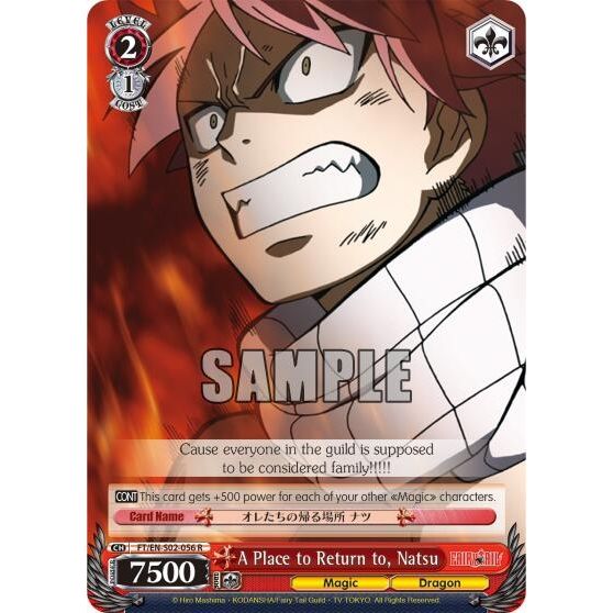 Image for A Place to Return to, Natsu (FT/EN-S02-056 R) (FT/EN-S02) - Weiss Schwarz