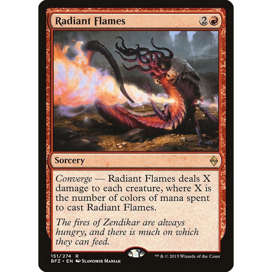 Image for Radiant Flames (151) (BFZ) - Magic: The Gathering