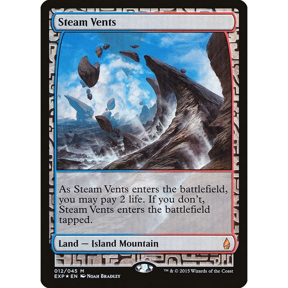 Image for Steam Vents (12) (EXP) - Magic: The Gathering