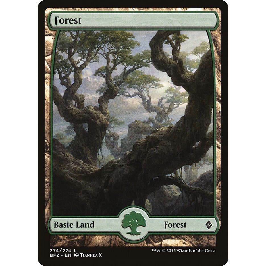 Image for Forest (274) - Full Art (274) (BFZ) - Magic: The Gathering