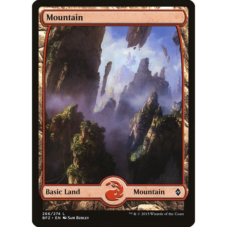 Image for Mountain (266) - Full Art (266) (BFZ) - Magic: The Gathering