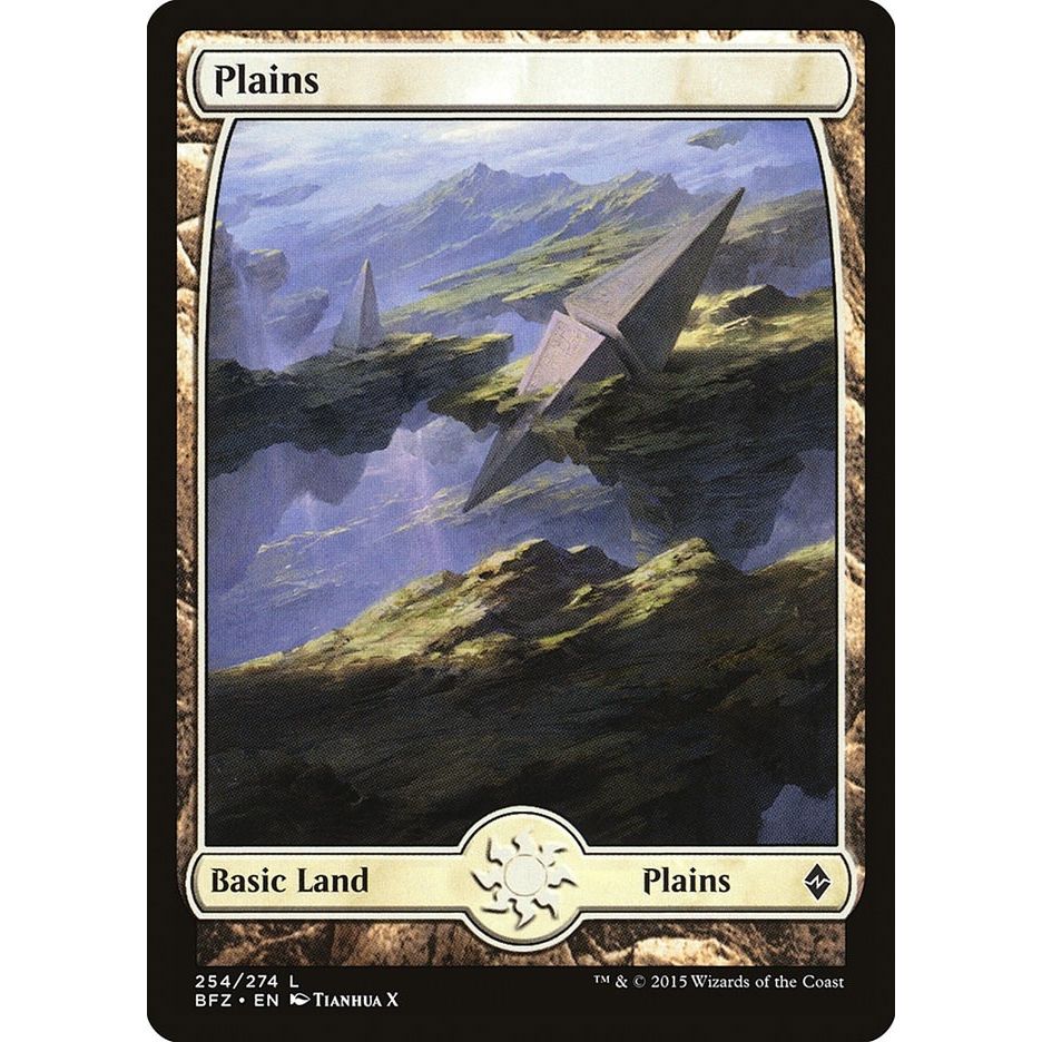Image for Plains (254) - Full Art (254) (BFZ) - Magic: The Gathering