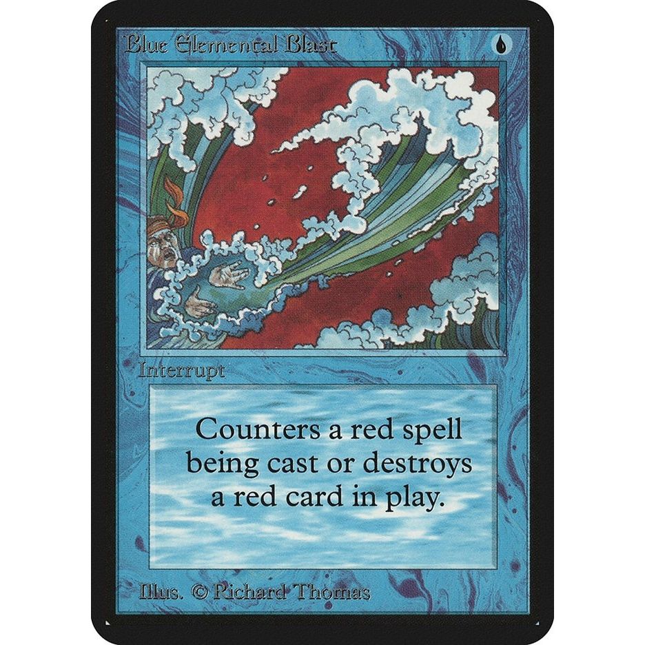 Image for Blue Elemental Blast (LEA) - Magic: The Gathering