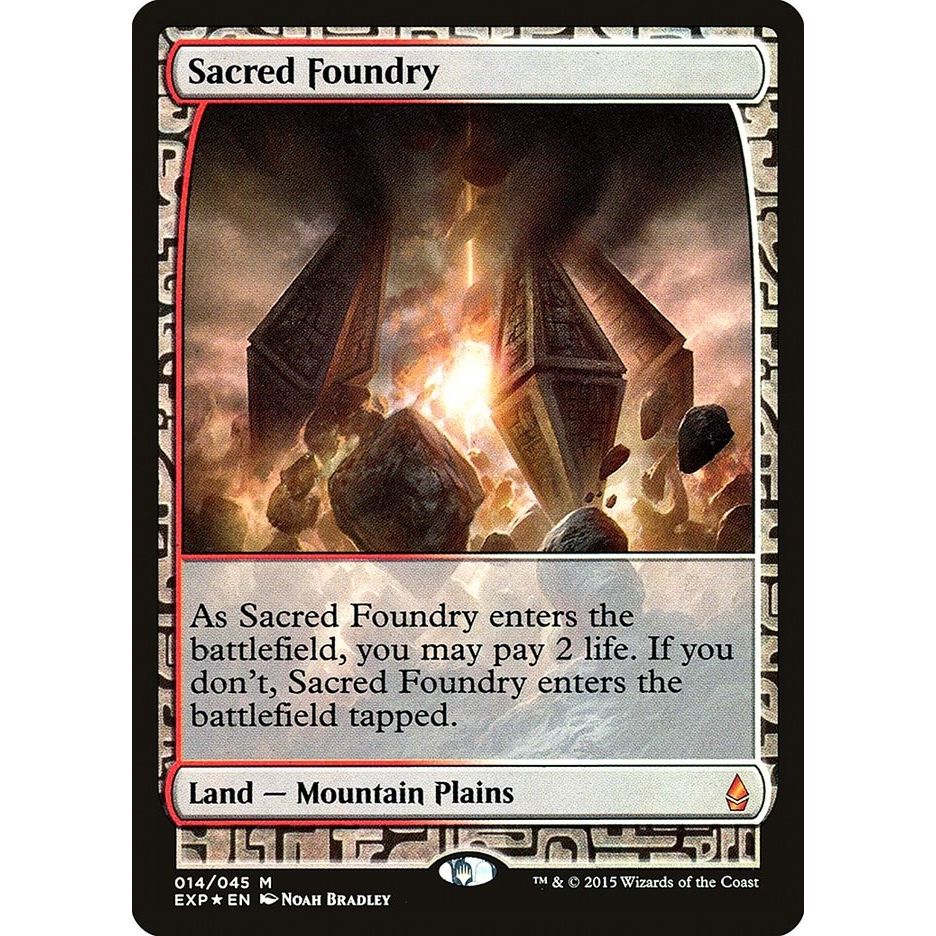 Image for Sacred Foundry (14) (EXP) - Magic: The Gathering