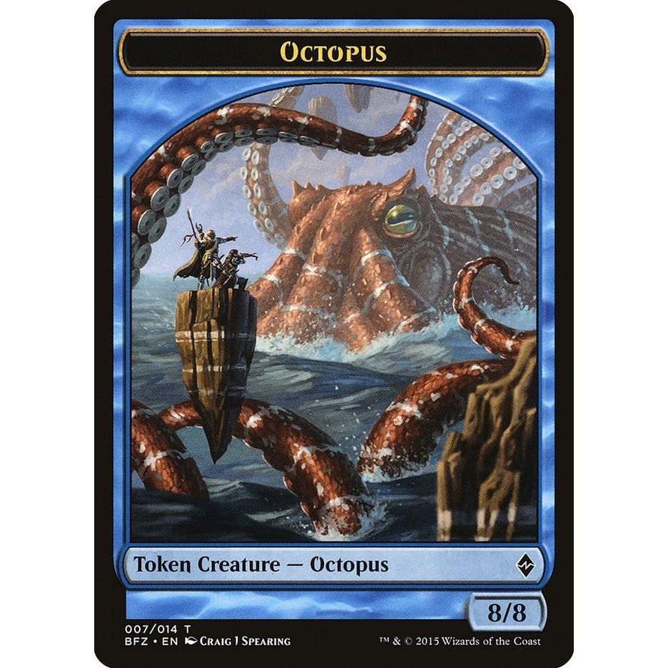 Image for Octopus Token (7) (BFZ) - Magic: The Gathering