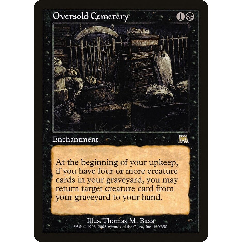 Image for Oversold Cemetery (160) (ONS) - Magic: The Gathering