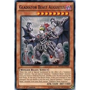 Image for Gladiator Beast Augustus (MP15-EN020) (MP15) - YuGiOh