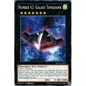 Image for Number 42: Galaxy Tomahawk (MP15-EN055) (MP15) - YuGiOh