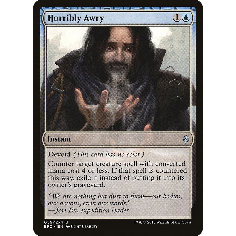 Image for Horribly Awry (59) (BFZ) - Magic: The Gathering