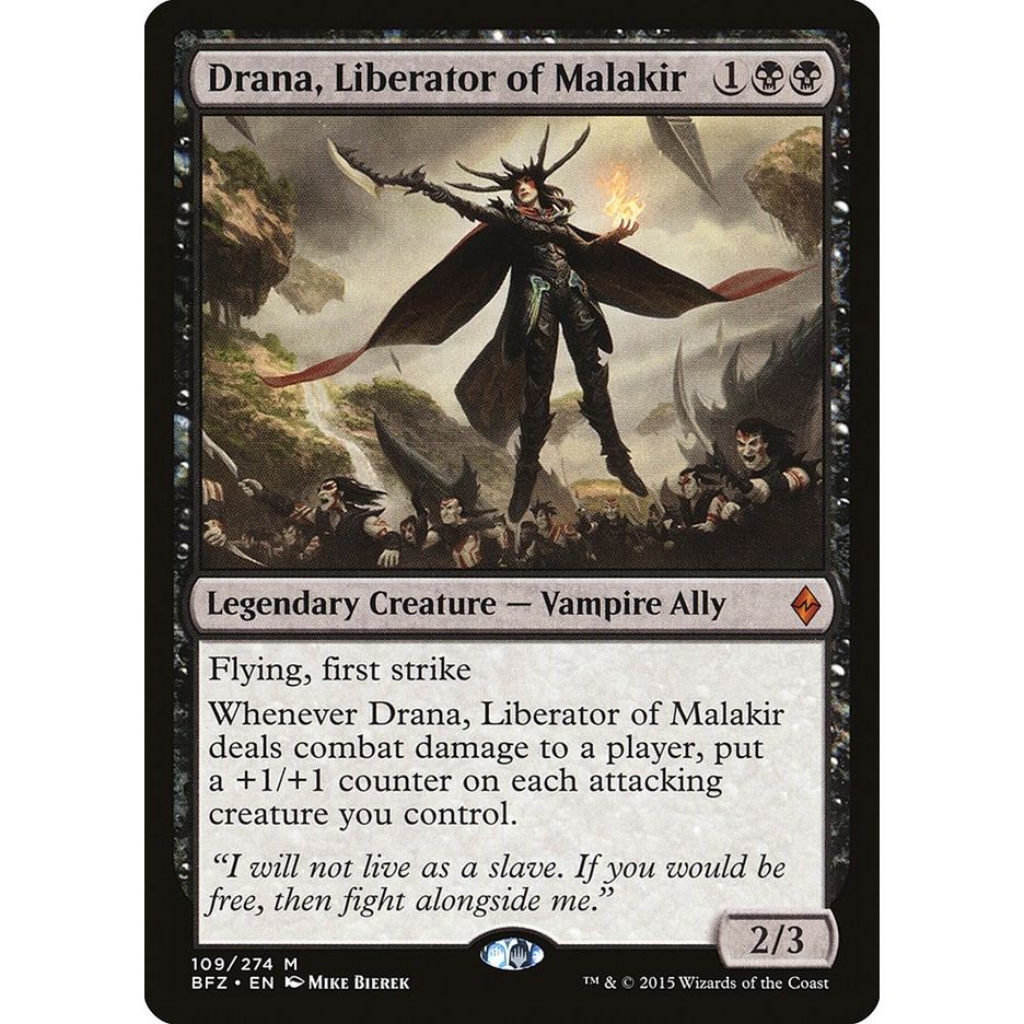 Image for Drana, Liberator of Malakir (109) (BFZ) - Magic: The Gathering