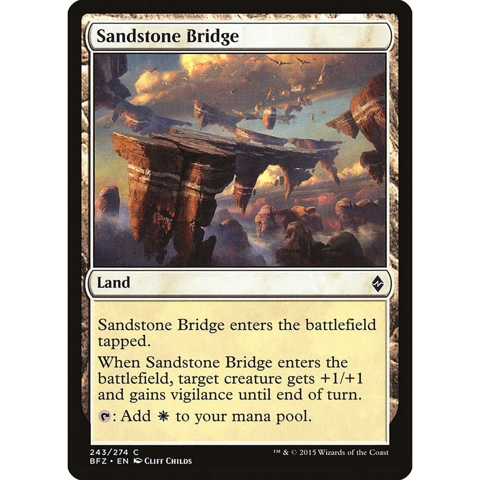 Image for Sandstone Bridge (243) (BFZ) - Magic: The Gathering
