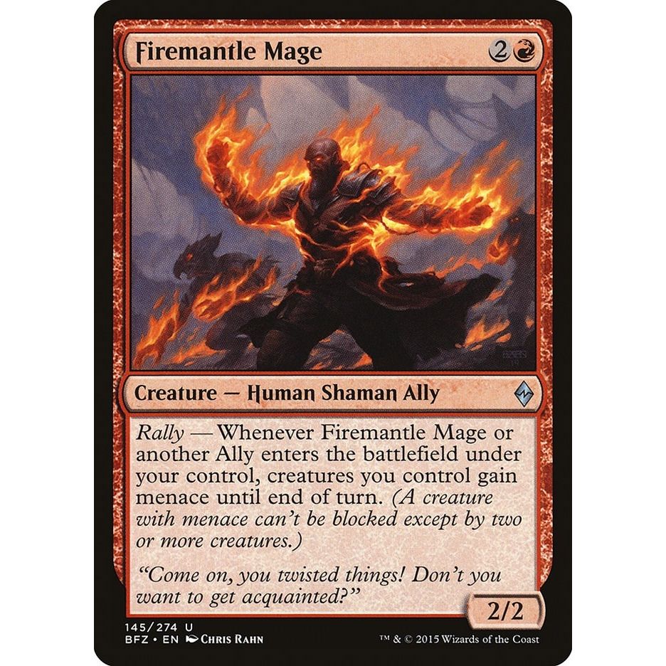 Image for Firemantle Mage (145) (BFZ) - Magic: The Gathering