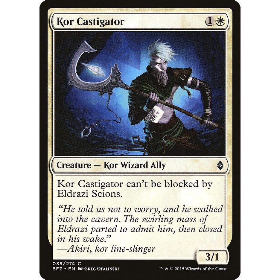 Image for Kor Castigator (35) (BFZ) - Magic: The Gathering