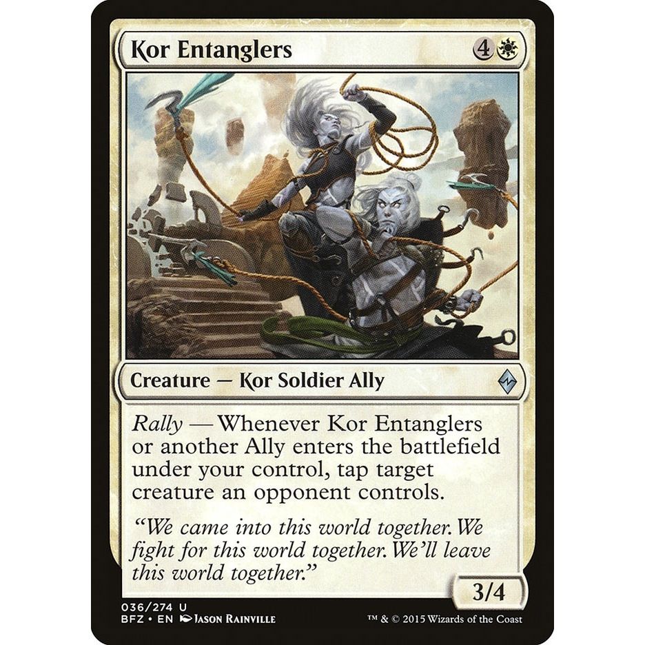 Image for Kor Entanglers (36) (BFZ) - Magic: The Gathering