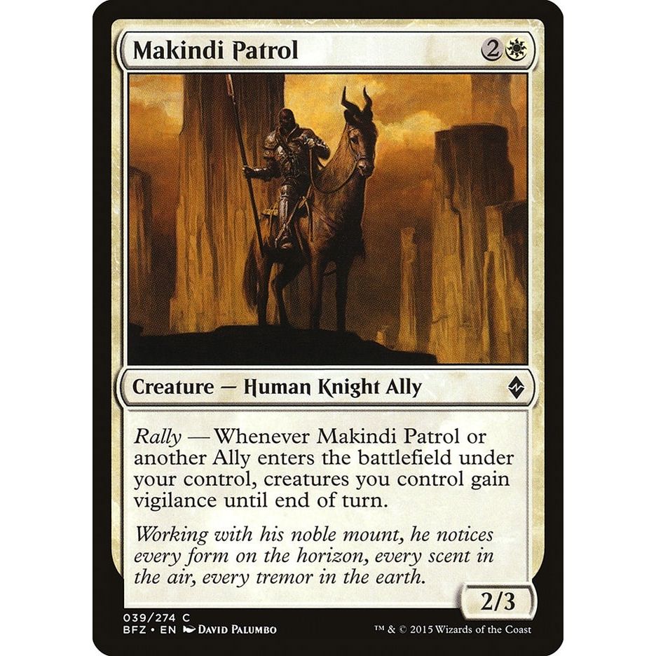 Image for Makindi Patrol (39) (BFZ) - Magic: The Gathering