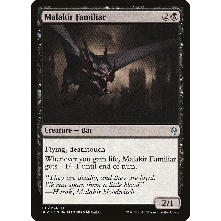 Image for Malakir Familiar (116) (BFZ) - Magic: The Gathering