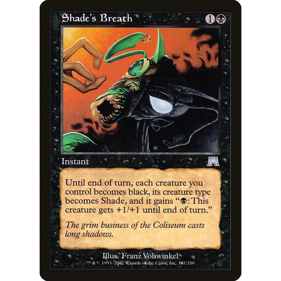 Image for Shade's Breath (167) (ONS) - Magic: The Gathering