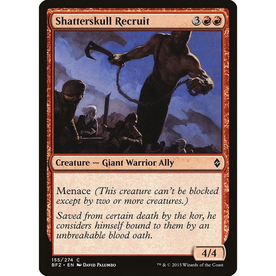 Image for Shatterskull Recruit (155) (BFZ) - Magic: The Gathering